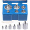 7 Pcs Precision Scale Calibration Weight Set: 5g, 10g, 2x20g, 50g, 100g Steel Weights with Tweezers