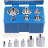 7 Pcs Precision Scale Calibration Weight Set: 5g, 10g, 2x20g, 50g, 100g Steel Weights with Tweezers