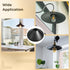 Toyosport 4 Pack Metal Lampshades, Conical Matte Black Pendant Light Cover, Industrial Farmhouse Style Lamp Shade