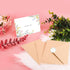 Lemicin 100 Packs -4x6 Inches Set Wildflower Thank You Cards with Envelopes Thank You Letter with Envelopes