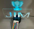 16 MIRROR MANIA UV Printed Happy Baby Elephant Trunk Up Night Light Up Lamp LED Personalized Free Engraved Home Room