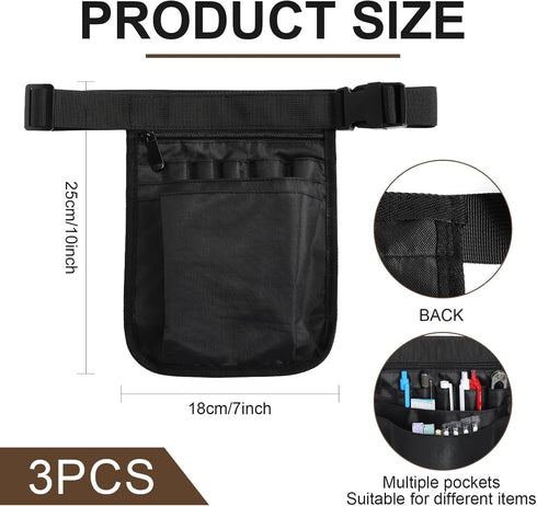 Shinylin Pack Server Apron Waist Pouch with Pocket Restaurant Waitress Accessories Bag Utility Waist for Gardening