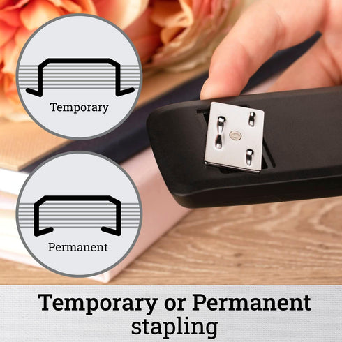 Swingline Standard Stapler, Eco Version, 20 Sheet Capacity, Jam Free, 2 Pack, Black (54501)