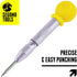 Segomo Tools 5 Inch Precision Diamond Knurled S2 Steel Automatic Center Punch Tool for Wood, Plastic, Glass