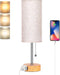 Dott Arts Table Lamp for Bedroom, 3-Color Bedside Lamps with Pull Chain,