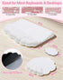 Set Cloud Wrist Rest for Keyboard and Mouse, Ergonomic Memory Foam Wrist Support & Adjustable Keyboard Stand with Two