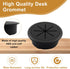 Jiozermi 4 2 Inch Grommet, Grommet Pcs Black Desk Plastic Desk Hole Cover for Cables, Wire Cable Cord Organizer