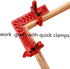 Chiloskit 2Pcs 90 Degree Woodworking Corner Clamp Tool, Clamping Angle Clamps for Picture Frames, Boxes, Cabinets