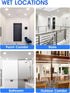2 Pack 6 Inch Dimmable 5000K, 15W 1100LM, 90+, LED Disk Light, Flush Mount Ceiling Lights, Daylight CRI Low Profile