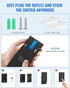 100ft (1 2 H05RC1206 Black Remote Control Outlet Plug, WILAWELS Wireless Light Switch, On Off Remote Switch Outlet