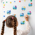 Whaline 24 Packs Sea Animal Sticky Notes, Fishbowl Shaped Notepads, 12 Designs Ocean Memo Pads for Office School