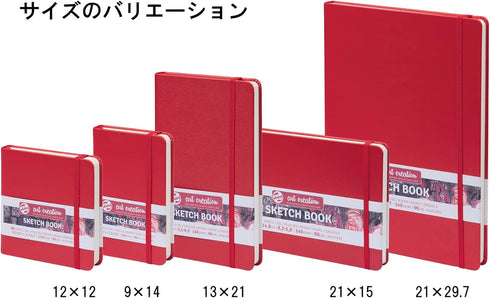 Talens Art Creation Sketchbook: Red, 9X14 cm, 140 Grams