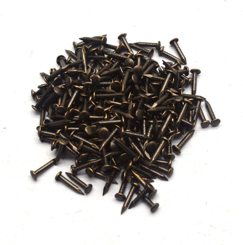 T Tulead 30PCS Bronze Iron Edge Guard, Decorative Corner Brackets for Furniture with Mounting Screws