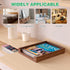 Wooden Letter Tray, Natural Pine Wood Desktop Organizer, Multi-Functional Storage for Office Kitchen, Stackable