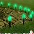 C7 Bulb,25 Pack 0.6w C7 E12 Bulb Green LED Light Ceramic Replacement Christmas Lights with Base,Green Outdoor Light