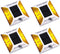 Aolyty Solar Driveway Dock Lights, IP68 Waterproof Solar Deck Light Outdoor Warning