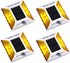 Aolyty Solar Driveway Dock Lights, IP68 Waterproof Solar Deck Light Outdoor Warning