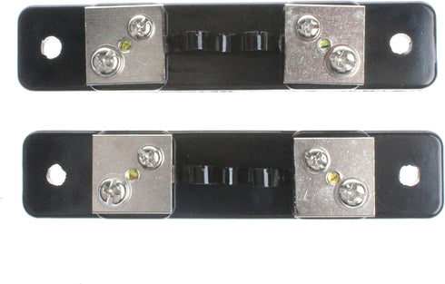 NOYITO 20 Amps 75mV Metal Shunt Resistor for Current Ammeter Analog Panel Meter, Pack of 2