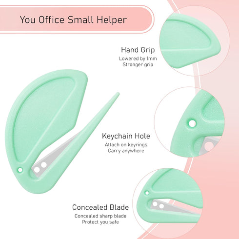 Letter Opener Envelope Slitter Tool, Cute Mail Opener for Desk, Package Opener Office Supplies