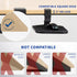 VIVO 360 2 inch MOUNT-MS01A Clamp-on Mouse Pad Holder Platform, Adjustable Under Desk Rotating Tray Rest Extension