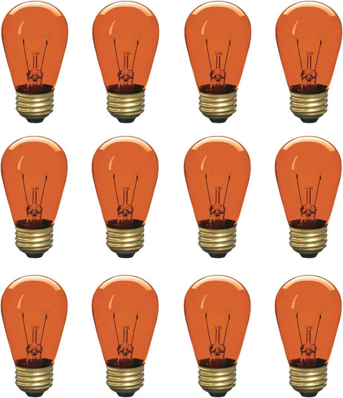 Xtricity Incandescent S14 Edison Light Bulb, String Light Replacement, E26 Medium Base,