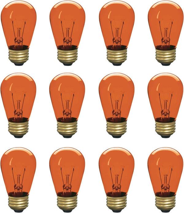Xtricity Incandescent S14 Edison Light Bulb, String Light Replacement, E26 Medium Base,
