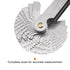 58 Pcs Metric & British Whitworth & US Screw Gauge Thread Pitch Measuring Tool for Industrial Measurement