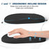 Hasinart Ergonomic Mouse Pad and Keyboard Wrist Rest with Massage Design, Space-Saving Mouse Pad Wrist Support, Memory