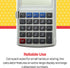 School Smart 8-Digit LCD Dual Power Pocket Calculator, 2-7/8 x 3/8 x 4-5/8 Inches