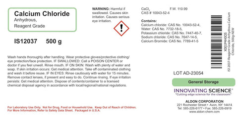 Innovating Science Reagent Grade Anhydrous Calcium Chloride, 500g - The Curated Chemical Collection