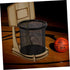 Basketball Stand Pen Holder, Kid Pencils Mesh Wire Pencil Cup Holder, Child Desk Kids Office Wood Grain Storage Box