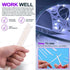 Swpeet 15Pcs Milkly Plastic Rods Assortment Kit, Diameter 3mm Length 250mm for DIY Model Making