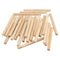 PATIKIL 3/8 Wooden Dowel Pins, 200 Pcs M10x100mm Hardwood Pegs for Crafts, Furniture, Door Art