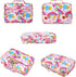Bible Cover Case Carrier with Handles for Women, Floral Pattern Flower Print