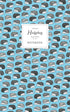 Hedgehog Notebook - Premium: Fun Ruled Pages - 5x8 - Blue Edition with 96 Lined Pages