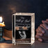 Personalized Baby Christening Crystal Photo Decoration, Bedroom Decorative Night Light, Christmas, Birthday Gift