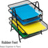 Mind Reader Paper Tray and File Folder Set, Desktop Organizer, Storage for Office, Metal Mesh, 11.75"L x 14"W x 14.5"H,