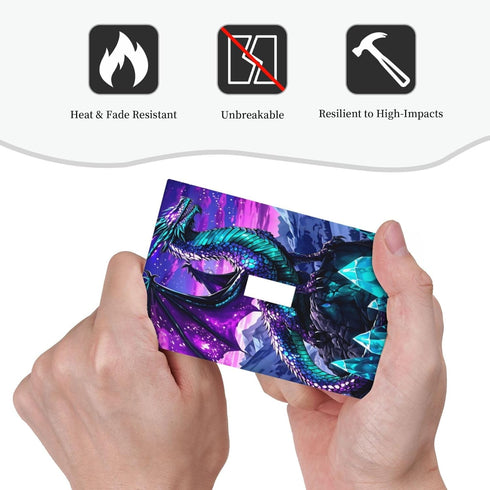 HTSAHKV 3 5 Inch Purple Dragon Wall Plate Light Switch Cover Single Gang Outlet Faceplate Print Plate Cover X
