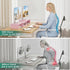 OPNICE Desk Organizers and Accessories, Dual Computer Monitor Stand Riser with Drawer, Office Decor for Women, Office