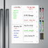 Magnetic Dry Erase Board Sheet for Refrigerator/Office/Locker, Weekly Planner with 1 Eraser, 4 Markers - 17” x 12”