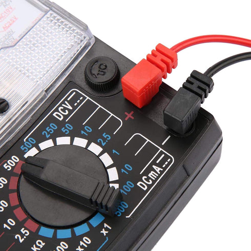 Analog Multimeter, 18 Gears 21 Range Pointer AC DC Voltage Resistance Testing Instrument