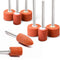 Abrasive Sanding Bits Grinding Stone Set, 42 Pcs Aluminium Oxide Grinding with 1/8" Shank