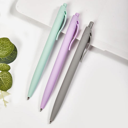 BallPoint Pens, 100 Pack (BLACK Ink), Bulk Pens with Black Barrel, Click Pens for Office Home and School, Retractable