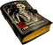 Book of Spells - Leather Bound Witchy Journal, Deckle Edge Paper, Grimoire Printed Diary, Spiral Gothic Notebook,