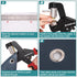 Spurtar Grommet Tool Kit, 3/8'' Handheld Grommet Kit with 10mm Hollow Punch and 500pcs Eyelets for Leather Fabric
