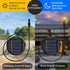 2Pack 600mAh Solar Lights Replacement Parts with Rechargeable Battery AA for Solar Garden Lantern Lights, Patio, Yard