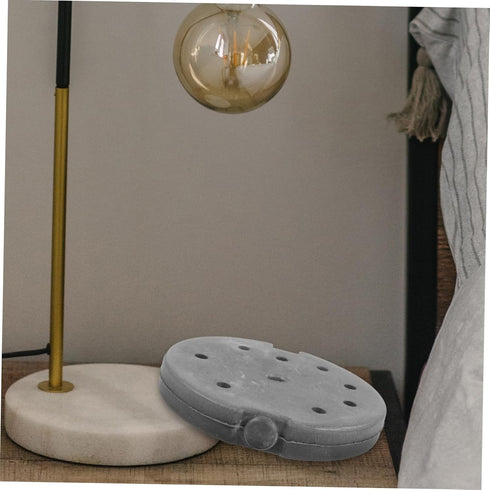 LIFKOME Desk lamp Metal Lamp Base Weight for Nightstand Chassis DIY Display Weight Base Floor Light Stand Light Parts