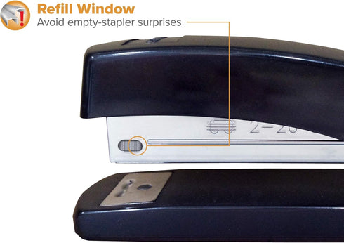 Bostitch Office Desktop Stapler Value Pack, 20 Sheet Capacity, Opens for Tacking, includes 5,000 Staples & Remover