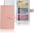 LIZIMANDU Business Card Holder Book, PU Leather Organization Binder for Men & Women, Up to 96 Cards Capacity (1 Pack,