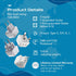 Ceptics European Plug Adapter 4 Pack Set - USA to Europe, Italy, Germany, England, Spain, Iceland, France (Type C, E/F,